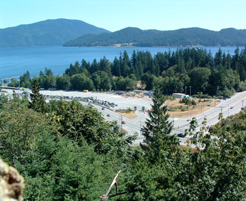 Looking SW over Langdale Ferry